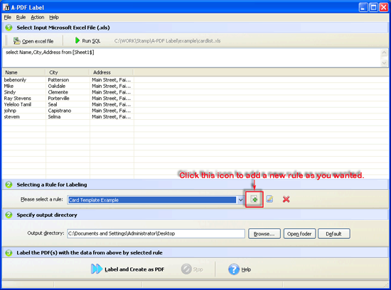 a-pdf label add rule